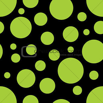 Vector Seamless Pattern with circle shapes