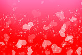 Romantic love pink Valentines background.