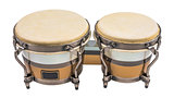 Bongo Drums Isolated on a White Background