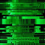 Glitch Green Abstract Background