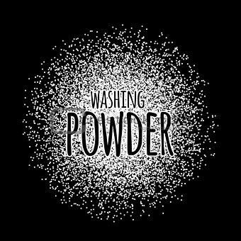 Washing powder vector illustration