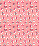 Hearts seamless pattern.