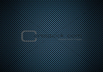 Abstract modern blue perforated metal plate texture
