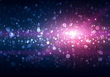 Blurred glitter color bokeh lights