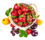 Berries healthy eating fruits harvest strawberries