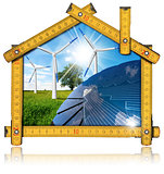 Ecologic House - Green Energy Concept