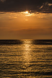 Sunset over Porto Katsiki beach - Lefkada island, Greece
