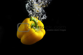 Paprika in water
