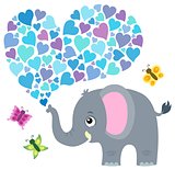 Valentine elephant theme image 3