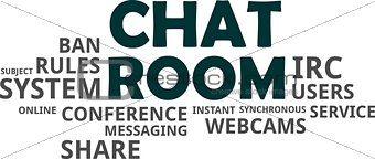 word cloud - chat room