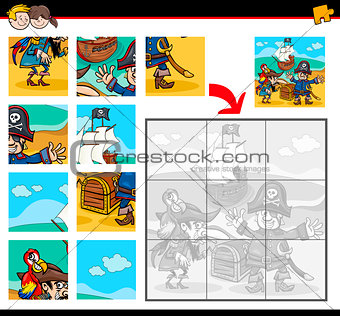 jigsaw puzzle with pirates