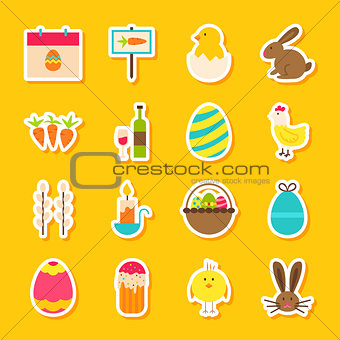 Spring Easter Stickers