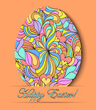 Colorful easter card