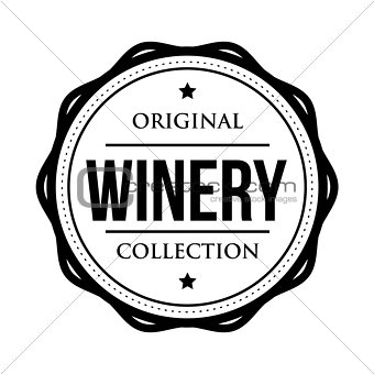 Winery logo vintage isolated label