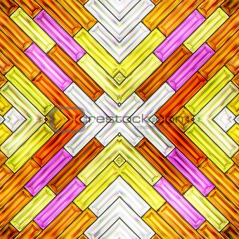 Seamless texture of abstract shiny colorful 3D illustration