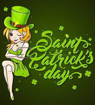 Greeting card for St. Patrick's day
