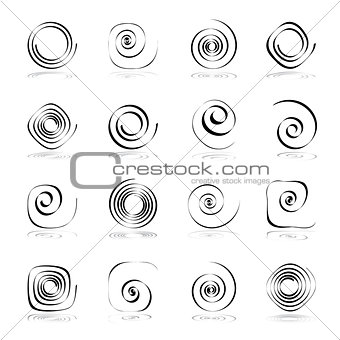Spiral design elements. 