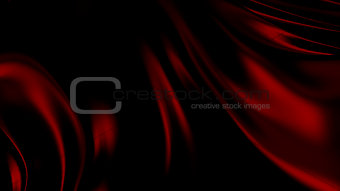 3D Illustration Abstract Red Background