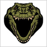 Angry Alligator Vector Mascot