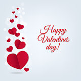 Hearts Postcard Valentines Day