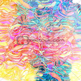 Abstract bright colorful elements
