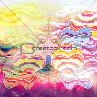Abstract bright colorful elements