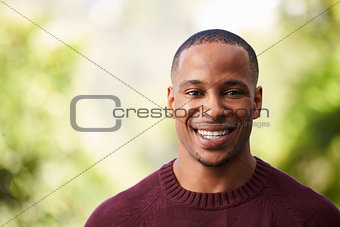 Outdoor Head And Shoulders Portrait Of Man