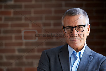Head And Shoulders Portrait Of Mature Businessman In Office
