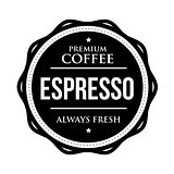Coffee Espresso vintage stamp