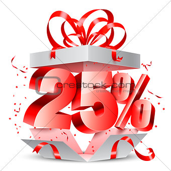 Twenty Five Percent Discount Gift