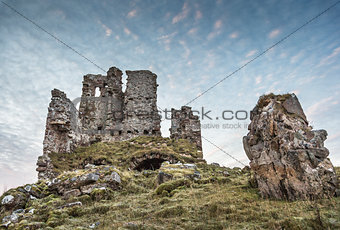 Ardvreck Castle on Loch Assynt.