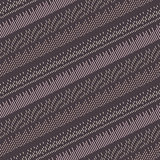 Diagonal stitches vector seamless purple pattern.