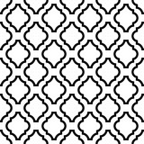 Black and white classic seamless vector pattern.