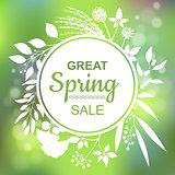 Great spring Sale Banner