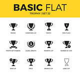 Basic set of Trophy icons