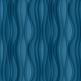 Blue seamless Wavy background texture.