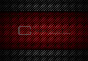 Abstract modern red black perforated plate
