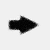 Black Abstract Right Arrow Sign