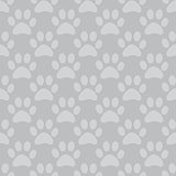 Animal paw seamless gray pattern
