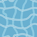 Seamless vector pattern with rope