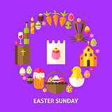 Easter Sunday Postcard