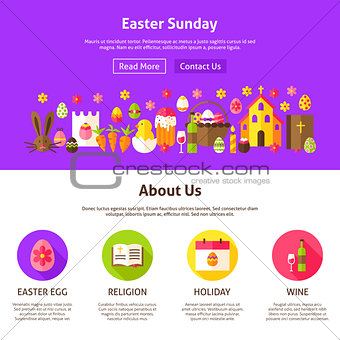 Easter Sunday Website Design