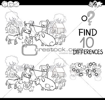 farm animals game for coloring