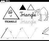 cartoon basic geometric shapes