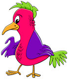 bird character cartoon illustration