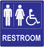 Label to refer to a public toilet
