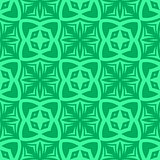 Decorative Retro Green Seamless Pattern