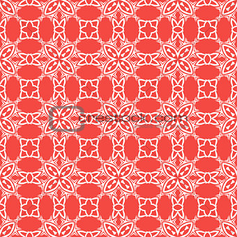 Decorative Retro Seamless Red Pattern