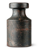 Old rusty scale weight