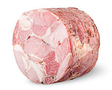 Piece of ham rotated
